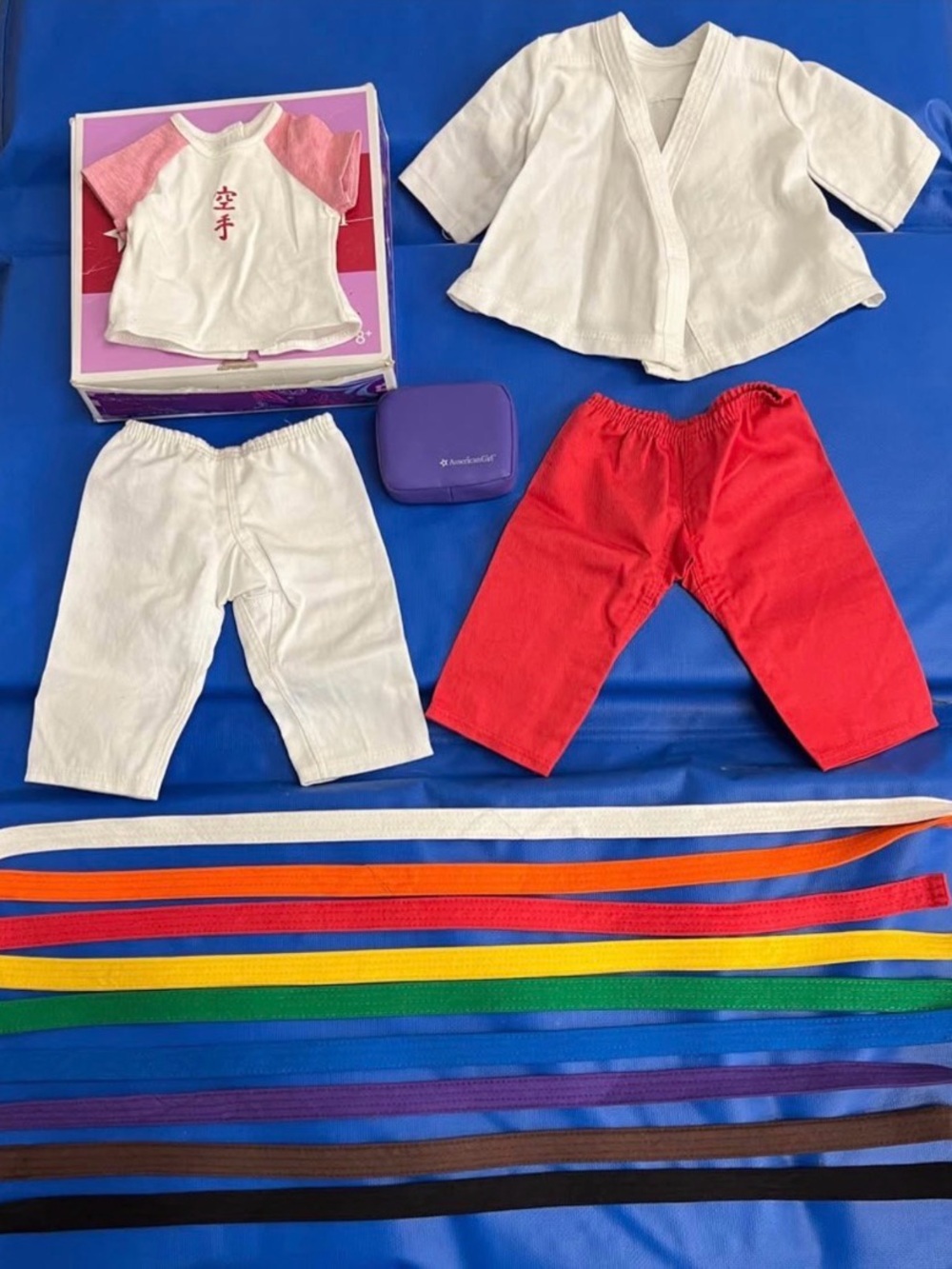 American Girl Doll Karate Training Set